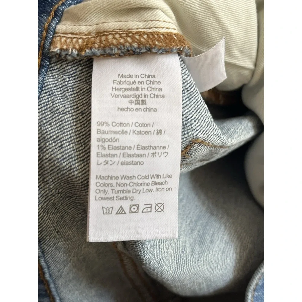 Madewell Jeans Mens 28X32 Blue Athletic Slim Medium Wash Stretch Denim Preppy